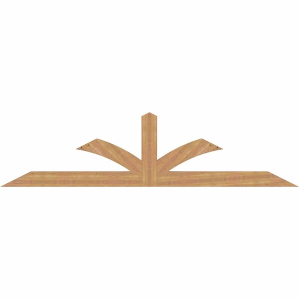 Ekena Millwork Richland Timber Gable Bracket, Western Red Cedar, 108"W x 27"H x 3 1/2"D x 5 1/2"F, 6/12 Pitch GBW108X27X0406RIC00SWR - main